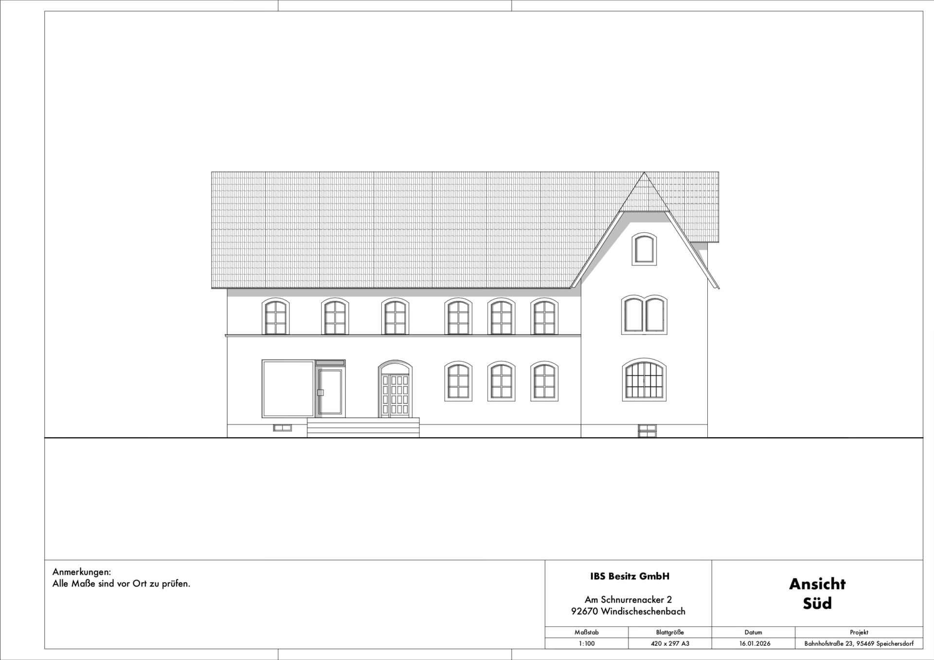 Wohn- und Geschäftshaus Bahnhofstr. 23 in Speichersdorf